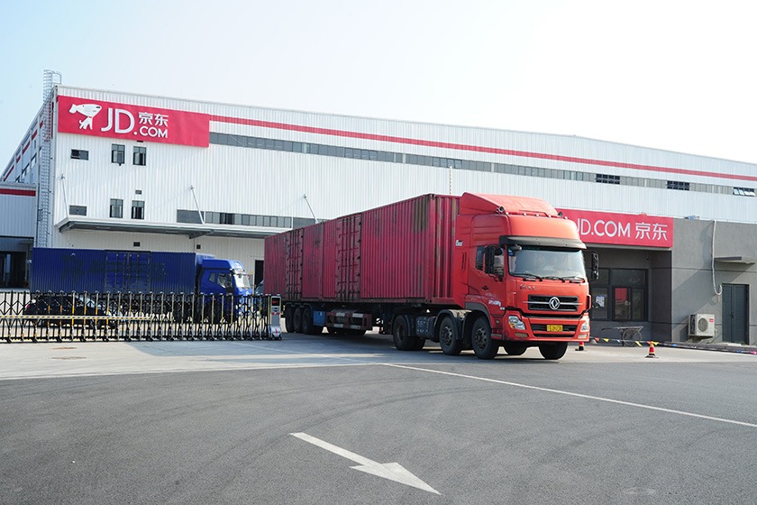 1518674194688288-9889-1678354935 Nhà kho lưu trữ và phân loại hàng của JD.com tại Trung Quốc. Ảnh: VCG