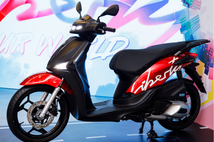 Piaggio Liberty thế hệ mới trong lễ ra mắt tại Việt Nam. Ảnh: Piaggio
