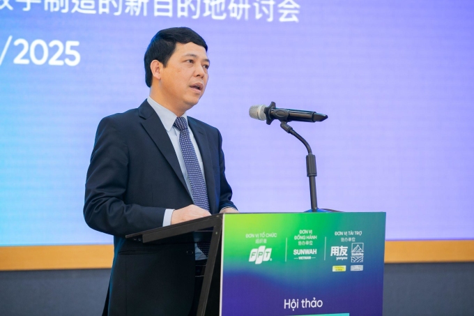Ông Vũ Văn Chung, Phó cục trưởng Cục Đầu tư nước ngoài, Bộ Kế hoạch và Đầu tư, chia sẻ Việt Nam cam kết tạo điều kiện thuận lợi nhất cho doanh nghiệp FDI gia nhập thị trường. Ảnh: FIS