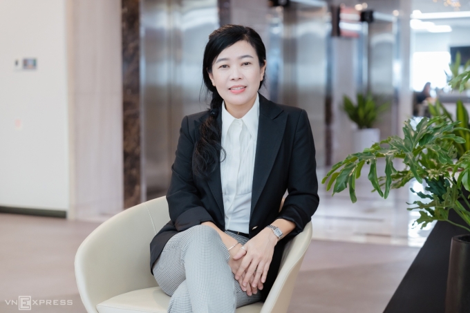 Trần Thị Phương Bình - Tổng giám đốc Công ty TNHH Vietnam International Adjuster. Ảnh: Tùng Đinh